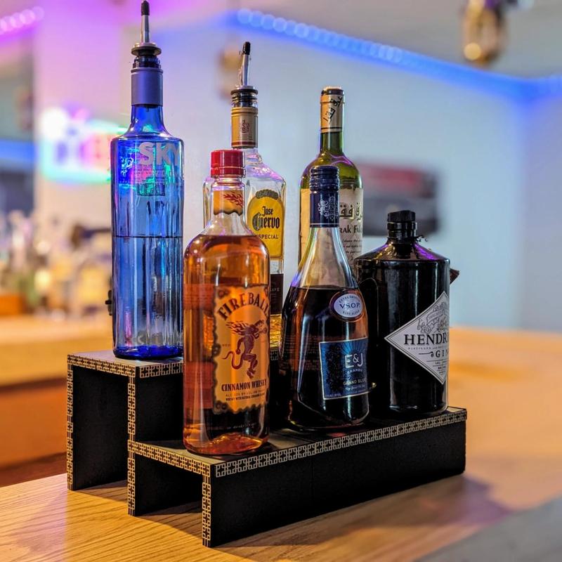 Modular Bottle Display Shelf