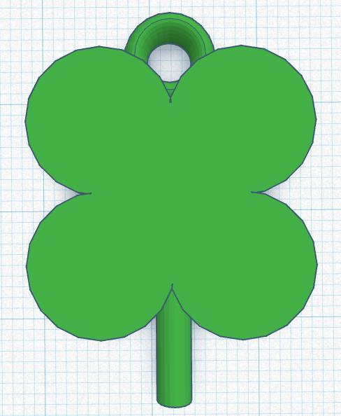 Clover Keychain