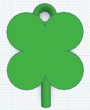 Clover Keychain