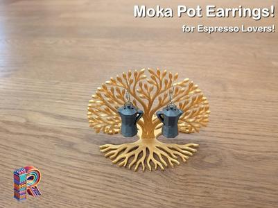 Moka Pot Earrings for Espresso Lovers!