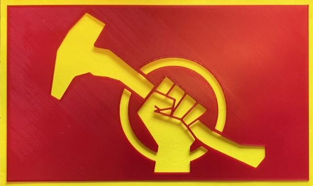 Red Faction Guerrilla ammo can stencil