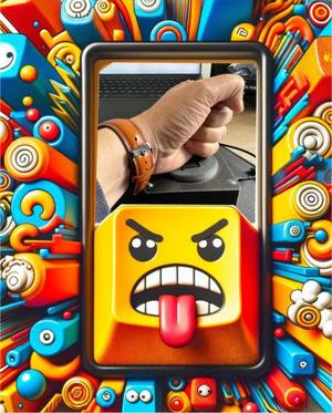 Smash Your Stress Away with the Angry Anti-Stress Enter Key!