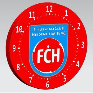 1. FC Heidenheim wall clock