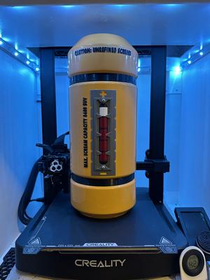 Monsters Inc scream canister with removeable lid