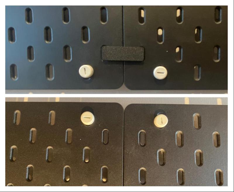 IKEA SKADIS alignment clips