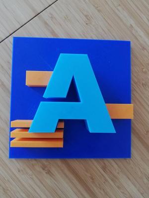 Anvifox Logo 3d model