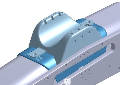 BlueROV2 Heavy 2 inches enclosure mount/fairing