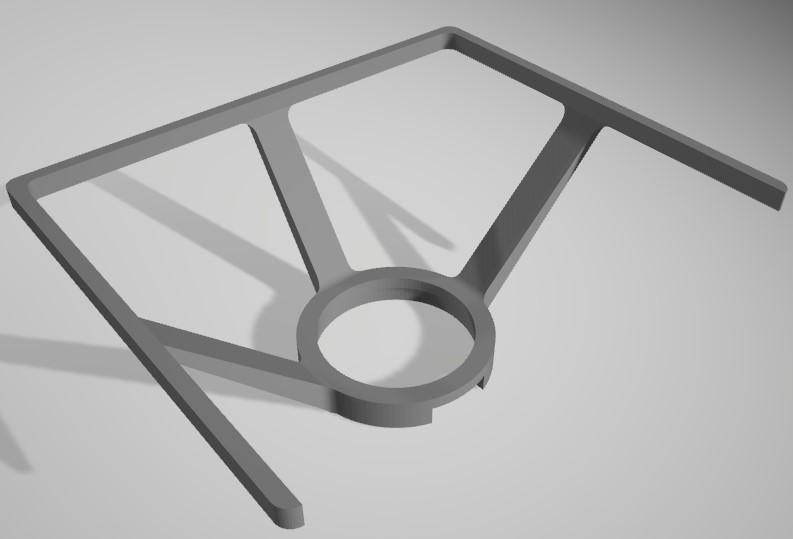 control panel back light bracket