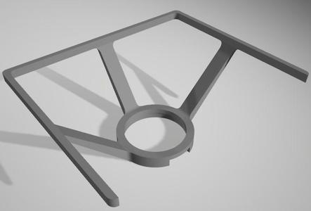 control panel back light bracket