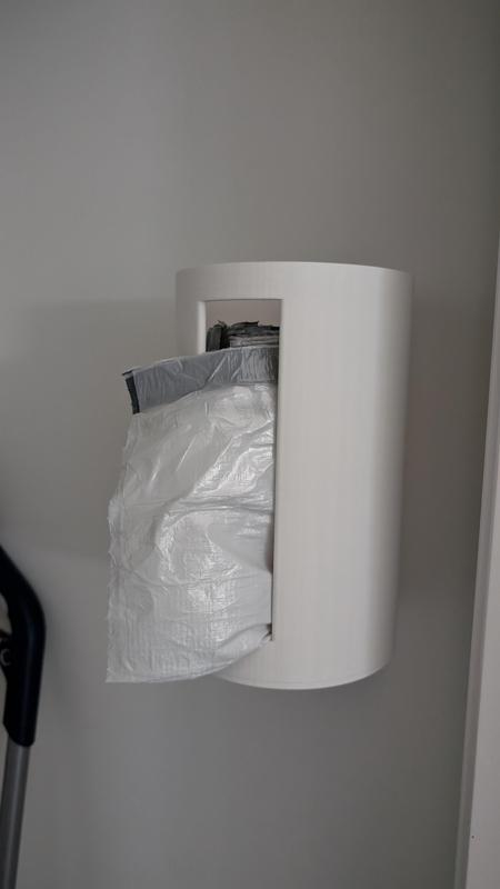Large trash bag dispenser