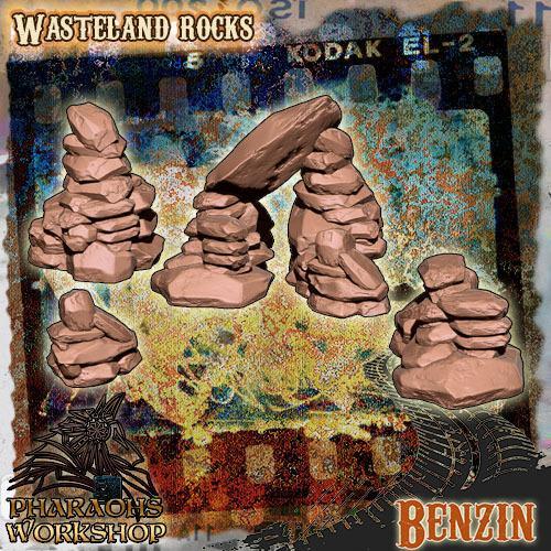 Wasteland rock scenery