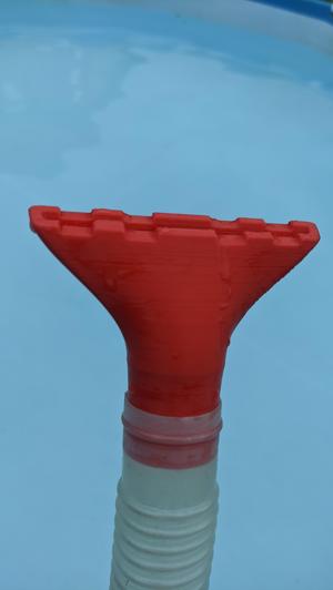 Nozzle for vacuuming the pool with 32mm hose connection