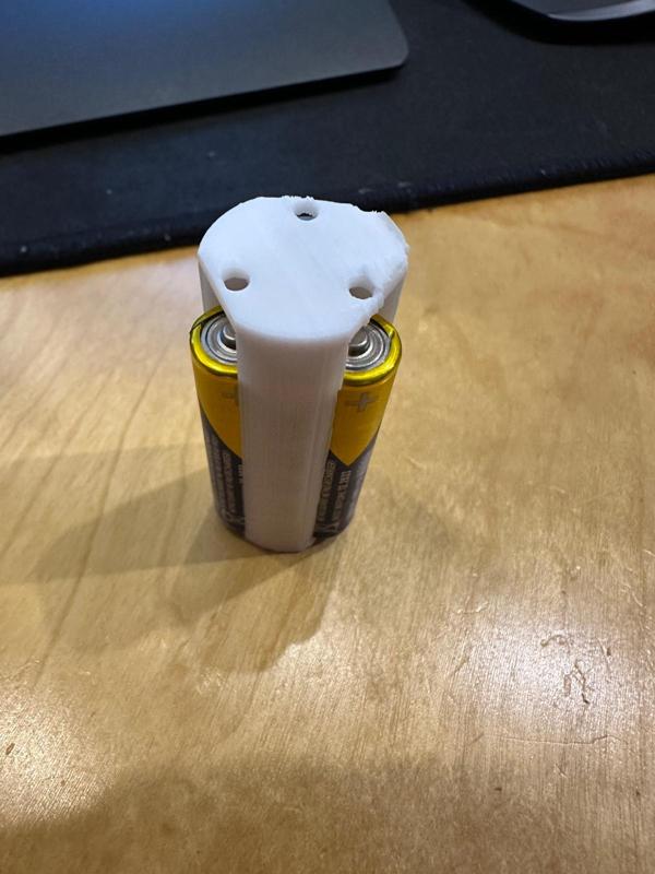 Triangular Battery Holder AAA