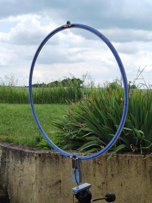 Support antenne loop