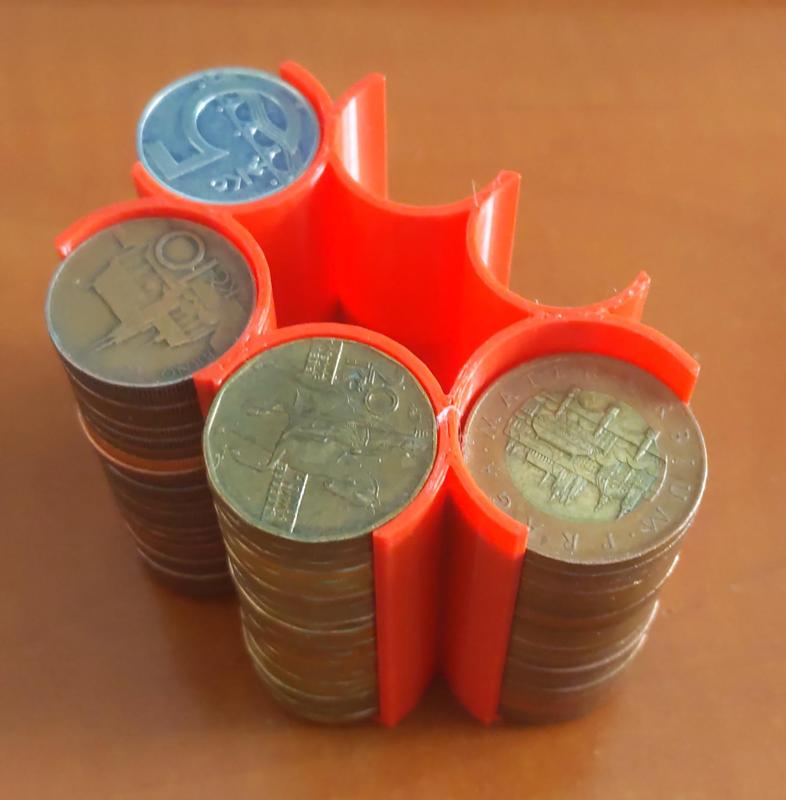 Coin organizer (CZK)