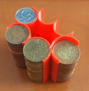 Coin organizer (CZK)