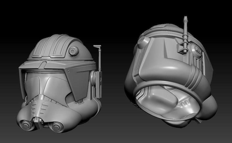 Commander Cody One 6 Scale 12 inch helmet 3D print model