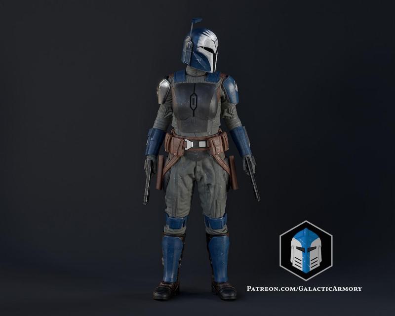 Bo Katan Figurine - Pose 2 - 3D Print Files