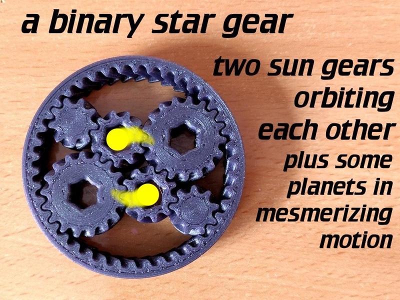 binary sun gear fidget