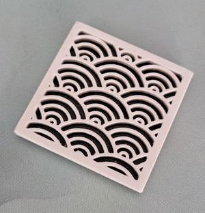 Japanese Fish Scale Pattern PAtch 5x5cm