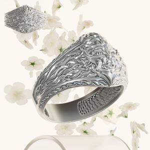 FLAME FACE RING