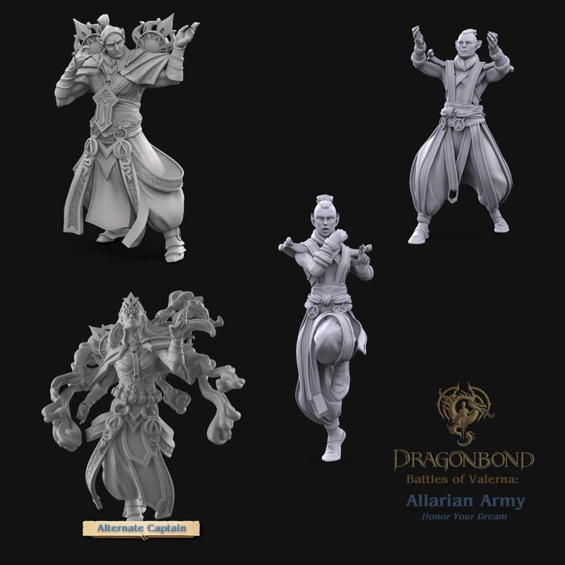 Allarian Dreamshaper Caster from Dragonbond Wargame