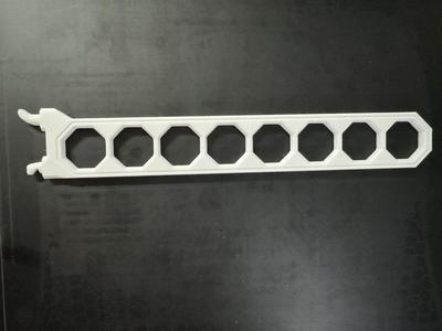 Multiboard Pegboard Click Rail 8 hole