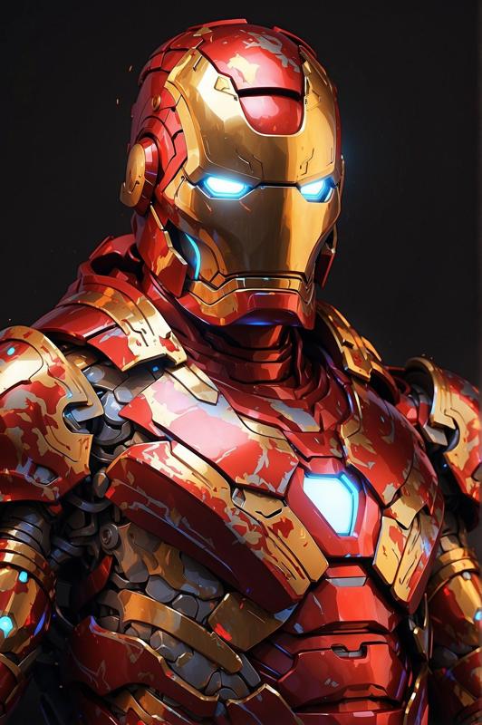 Iron Man after battle