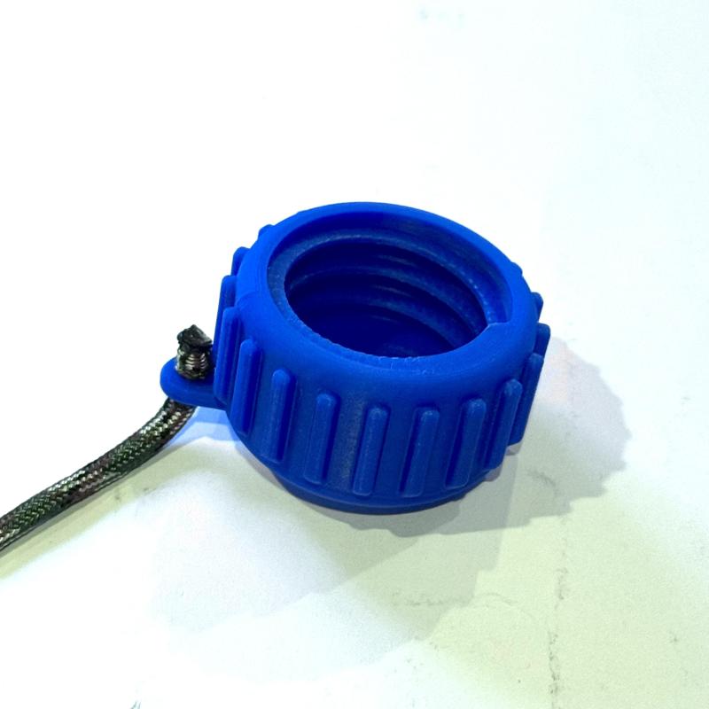 US Propane Tank dust cap with paracord tether lug