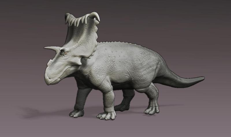Kosmoceratops Figurine