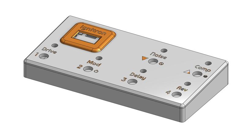 Positive Grid Spark Ignitron pedal enclosure