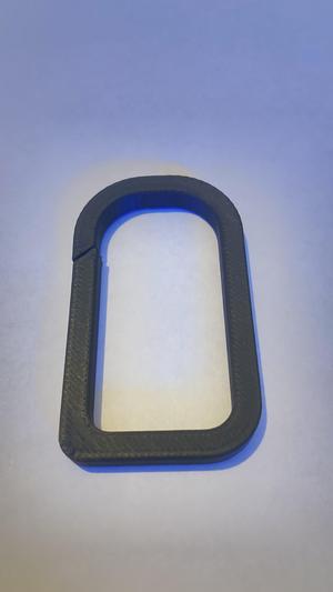 One piece carabiner