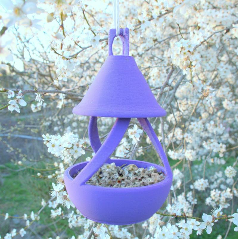 bird feeder and bird waterer set without stand