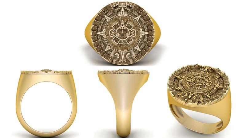 Mayan Calendar Ring