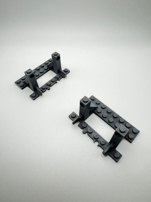 Train track end stop