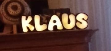 Namenslampe Klaus