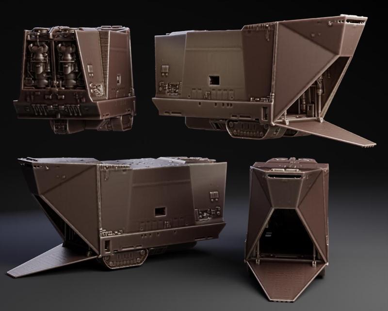 Jawa Sandcrawler with Interior