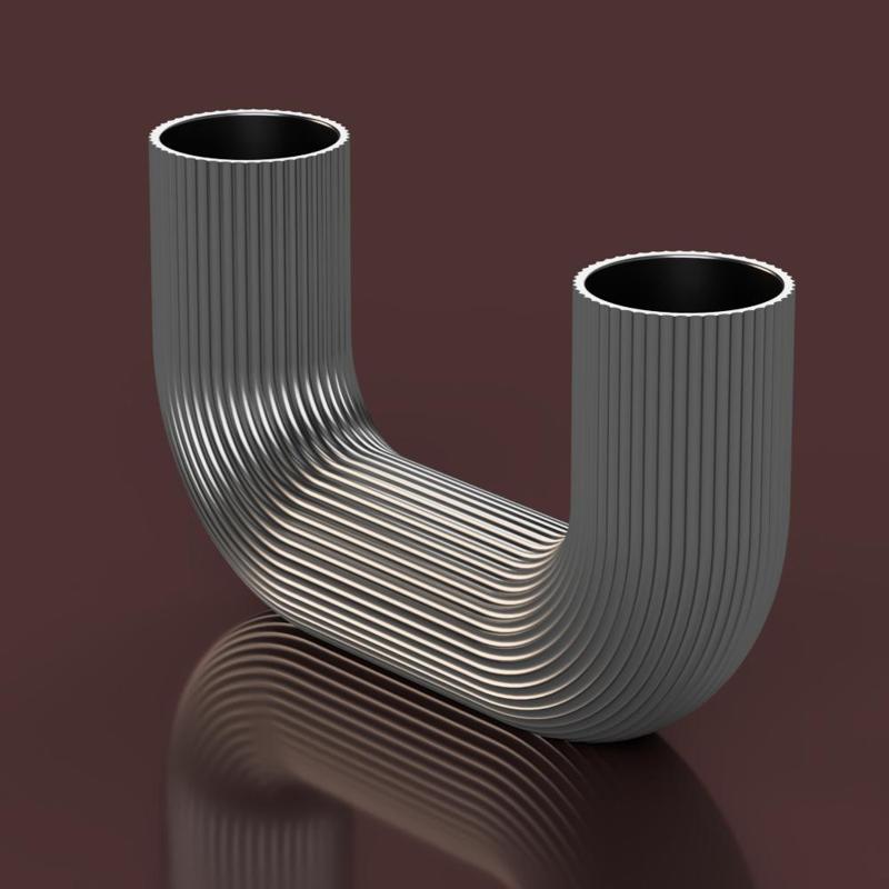 Modern Double Planter