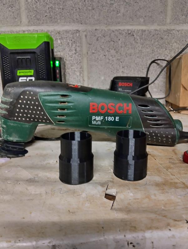 intermediate piece for vacuum cleaner and multi tool