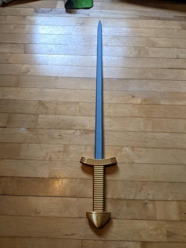 Collapsible Viking Sword! (Print in place and Replacable blades)