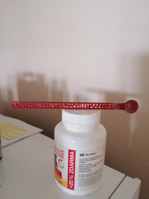 Measuring spoon 1 ml with voronoi pattern / Odměrná lžička 1 ml s voroni vzorem