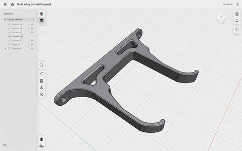 Thule Wing Bar wall mount