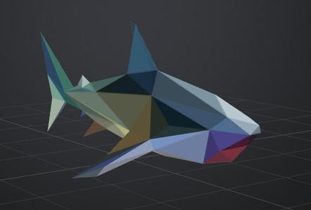 Low Poly Shark