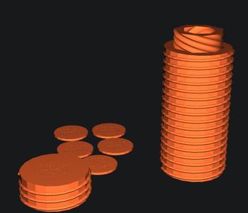 Ultra durable Geocache container with 5 Geocache Tokens