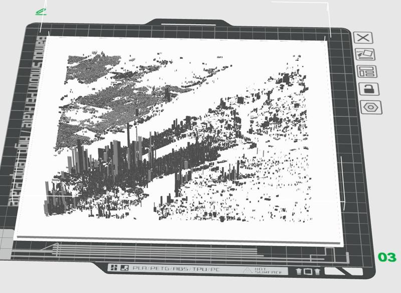 Open Street Map to 3D Print (San Francisco, Atlanta, Manhattan)