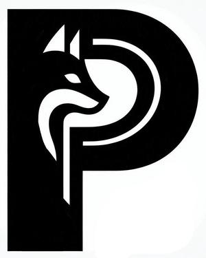 Fox alphabet: Letter P (version 4)