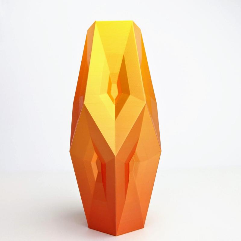 Flame Facet Vase