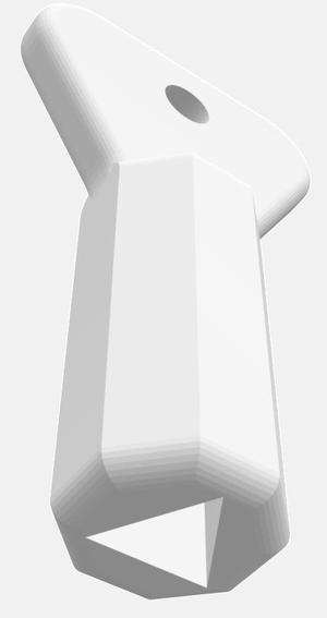 Key Triangle garbage can