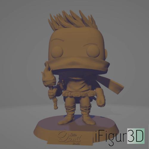 Little Devil Inside inspired Pop style figure with Base