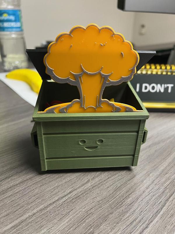 Dumpster Fire Nuclear Explosion